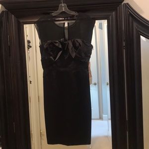 Black cocktail dress